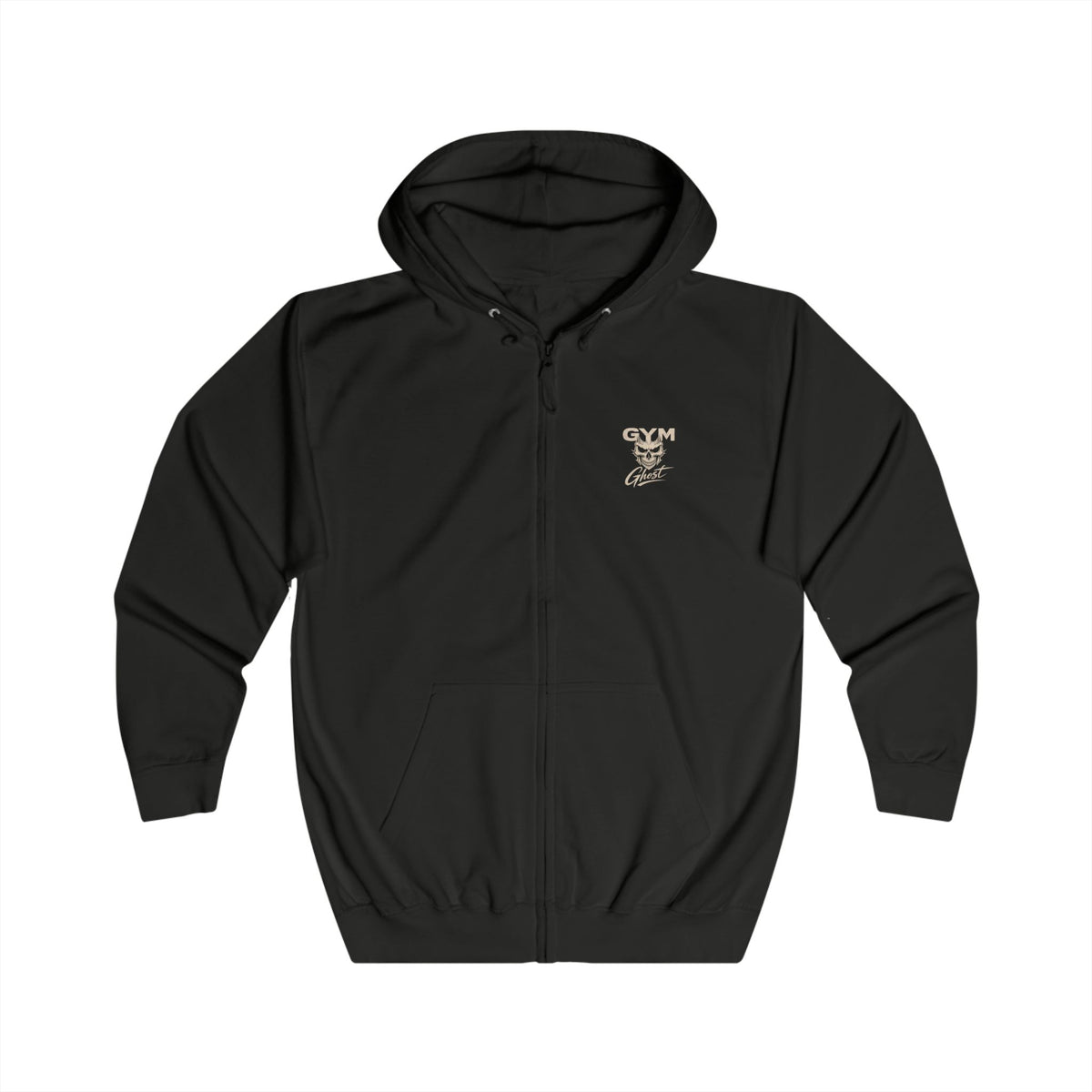Ghost Zipper Black "Pain&Gain" Unisex