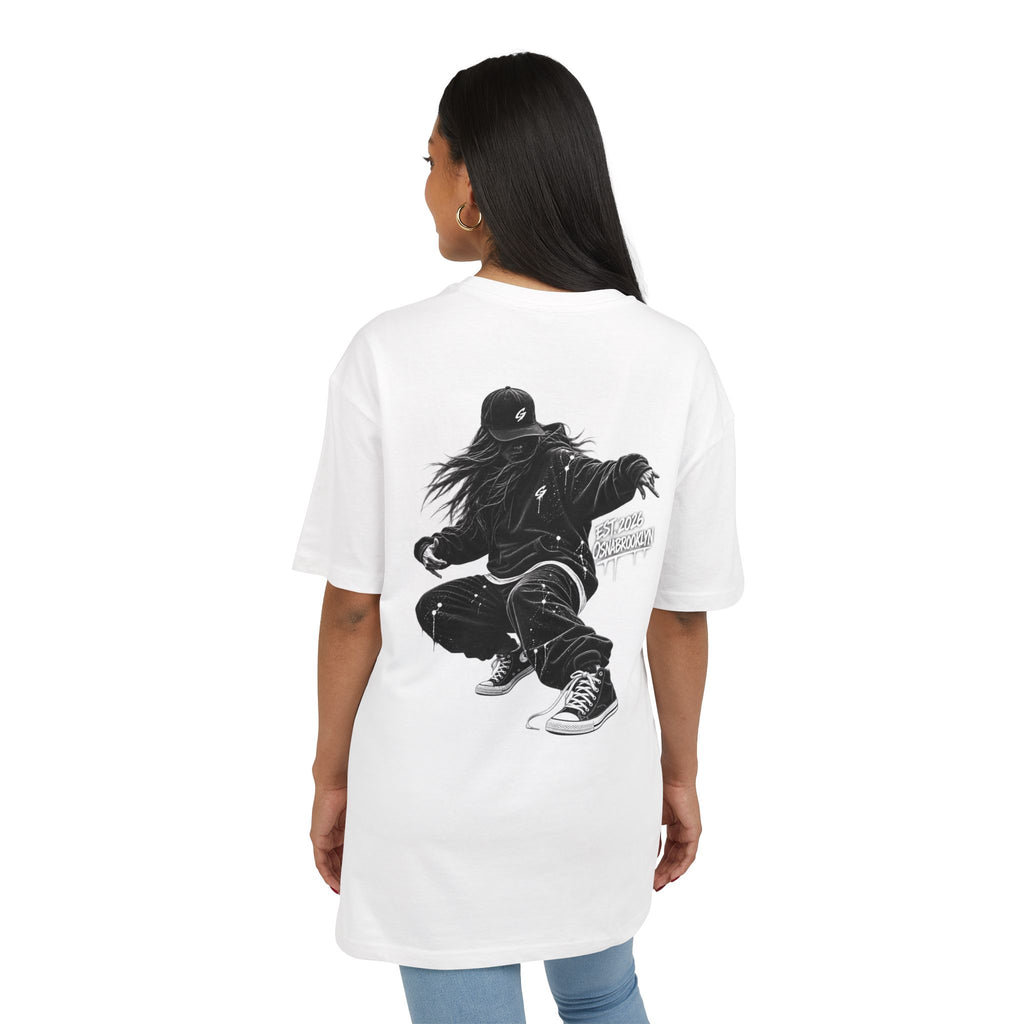 Street Ghost Oversize Urban Soul Nr.:2 Die Tänzerin Unisex White