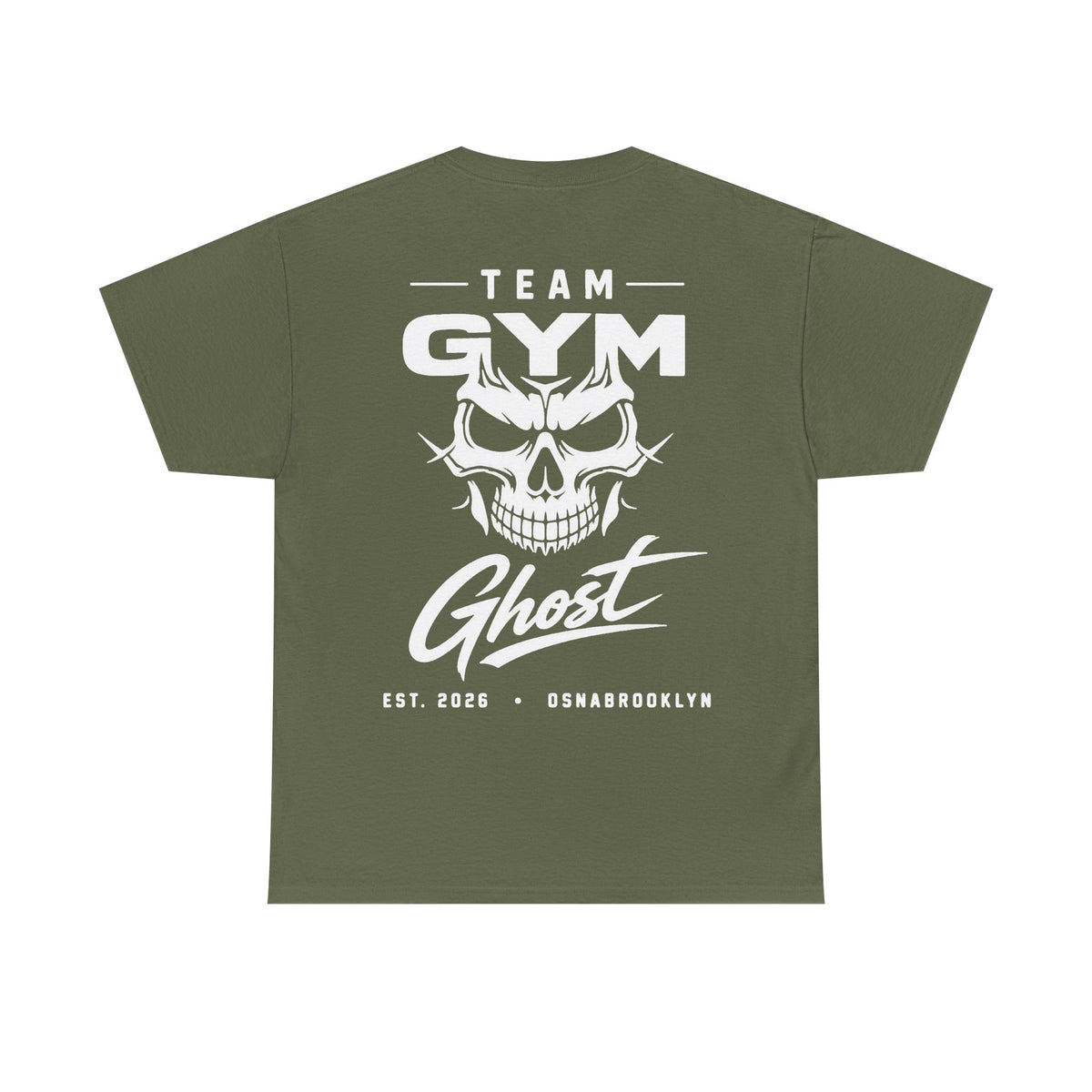 Team Gym Ghost Shirt Regular Fit Weiß Unisex