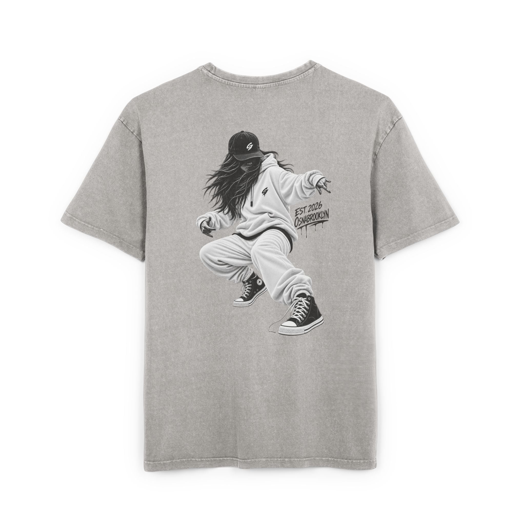Street Ghost Oversize Acid Washed Urban Souls Nr.:2 Die Tänzerin Unisex Colored