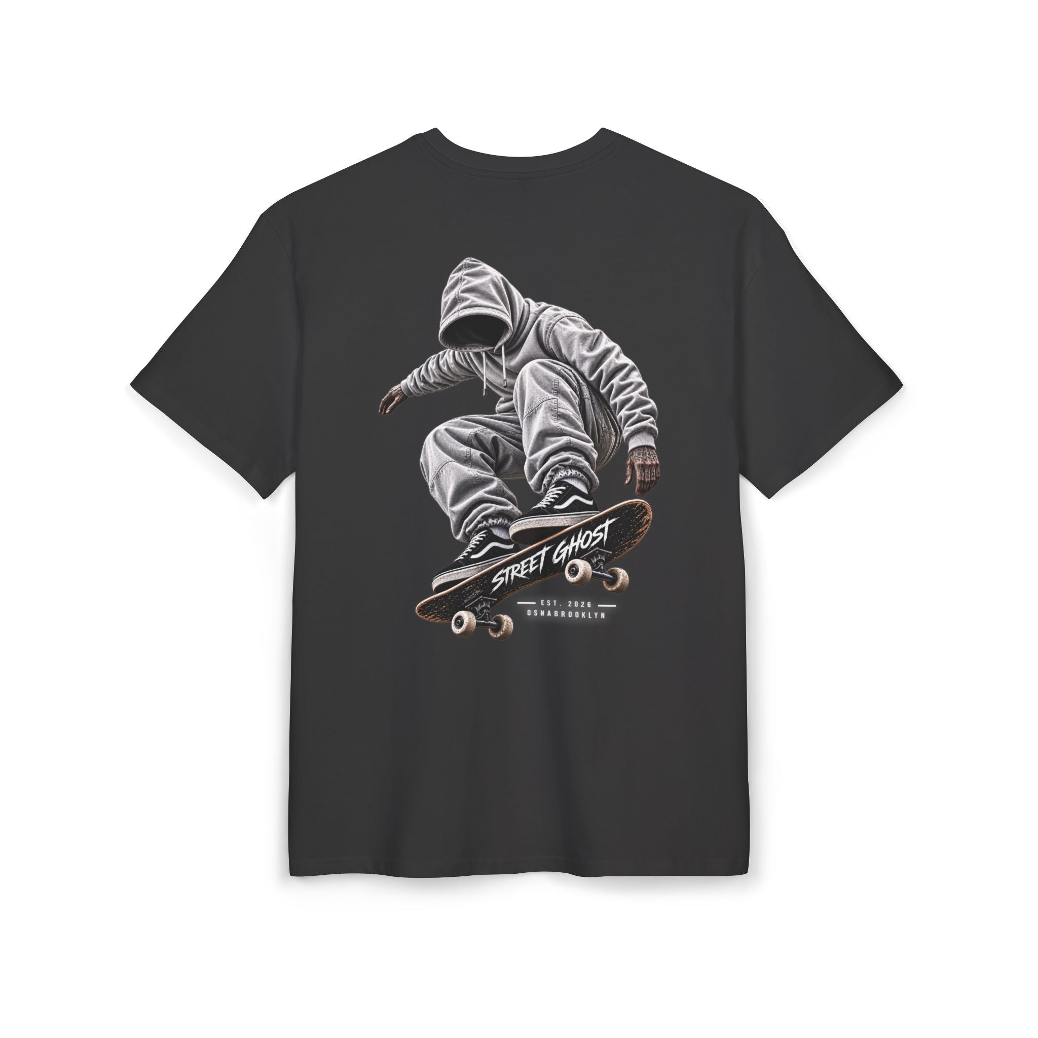 Street Ghost Urban Souls Nr.1: Skater real Black Oversize (7.0 oz /yd² (240 g/m²)