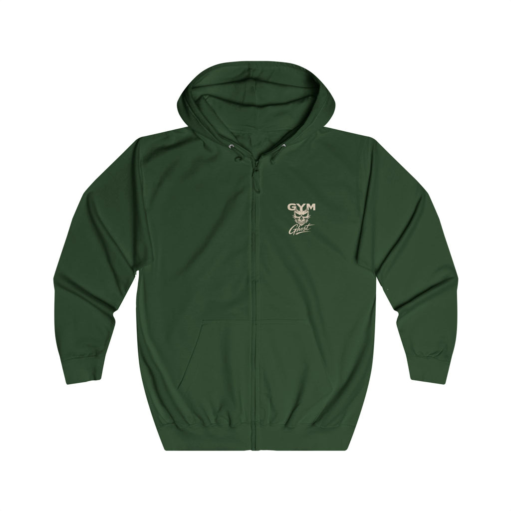 Ghost Zipper Green "Geiler Scheiss" Unisex