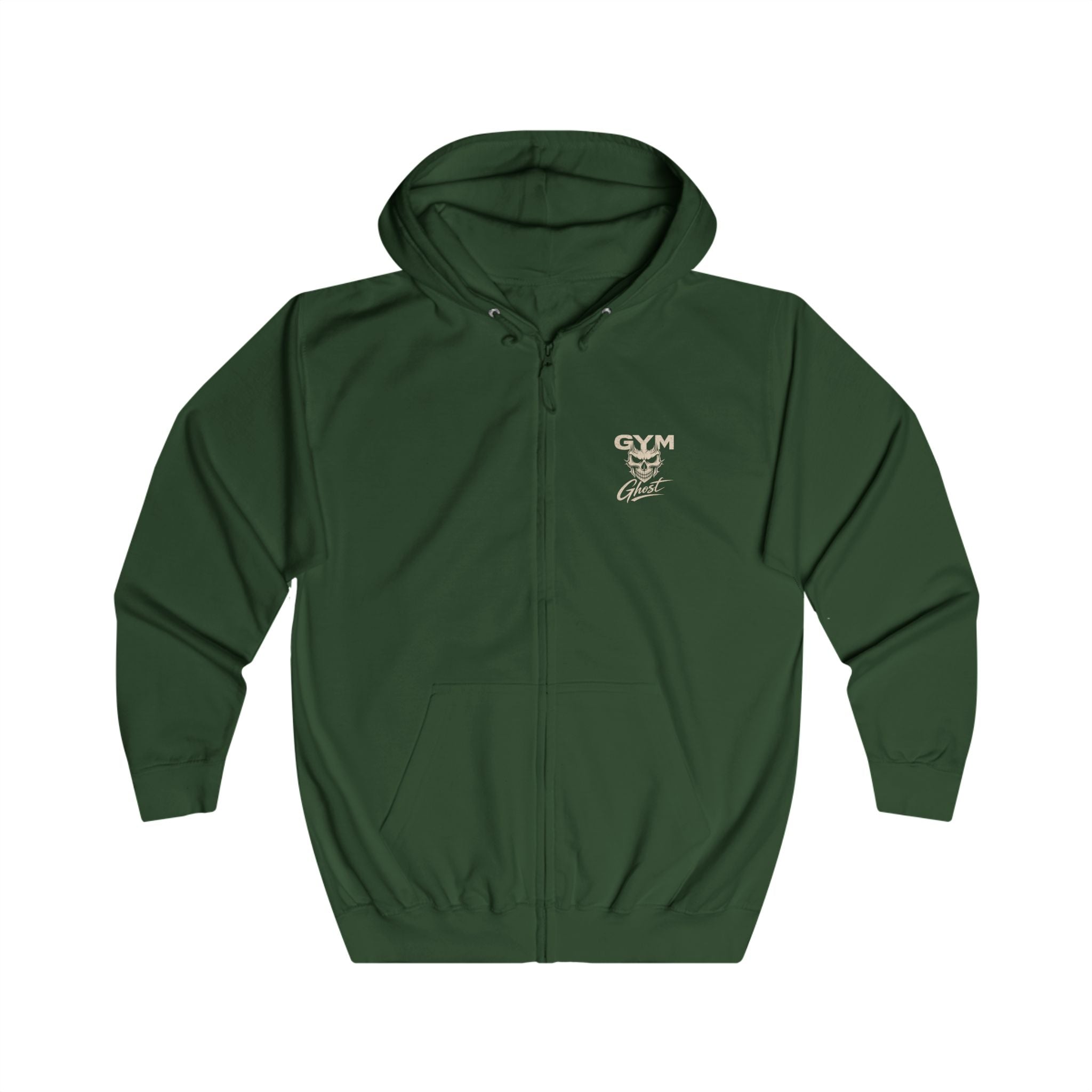 Ghost Zipper Green "Geiler Scheiss" Unisex