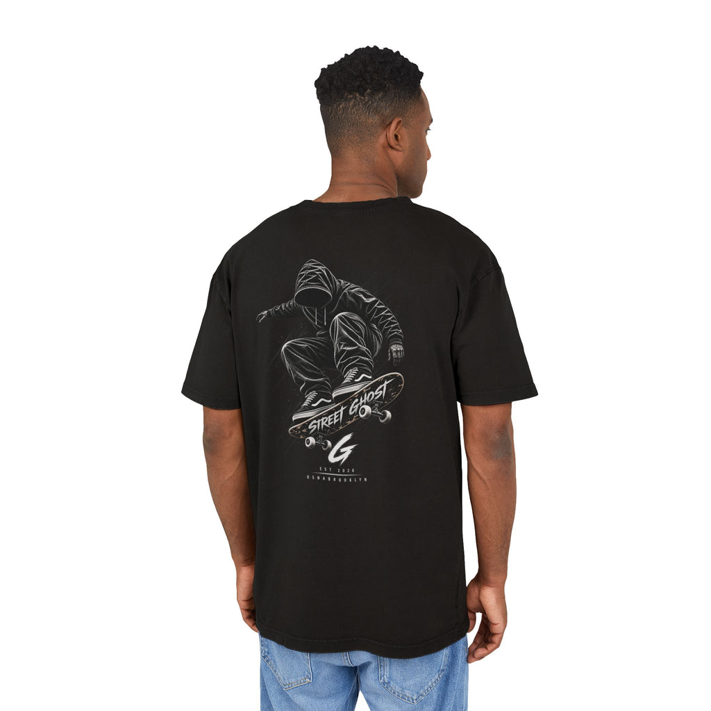 Street Ghost Urban Soul Nr.1 Skater Black Oversize Acid Washed Unisex