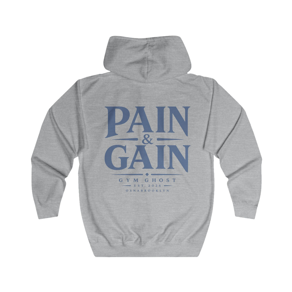 Ghost Zipper Grey "Pain&Gain" Unisex
