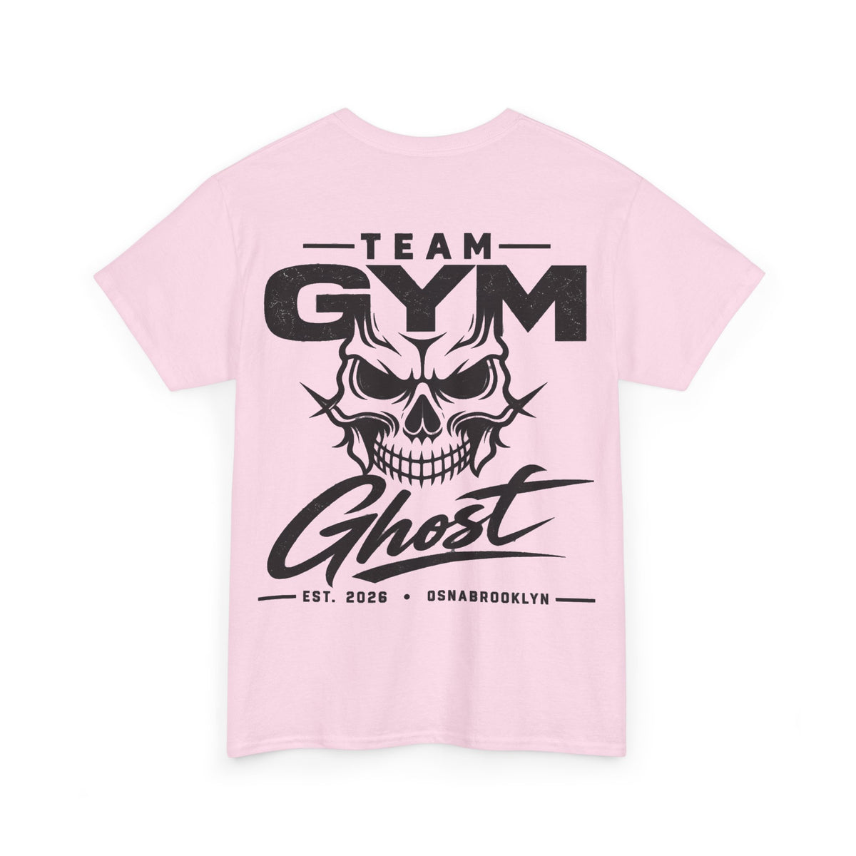 Team Gym Ghost Shirt schwarzer print Unisex 100% Baumwolle viele Farben