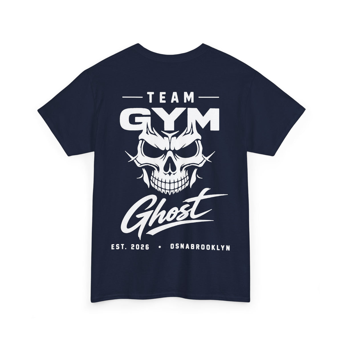 Team Gym Ghost Shirt Regular Fit Weiß Unisex