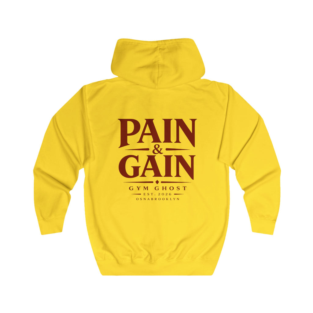 Ghost Zipper Yellow "Pain&Gain" Unisex