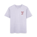 GYM GHOST Acid Wash Oversize T-Shirt – Soft Lilac & Burgund "Pain & Gain" | Gym & Streetwear