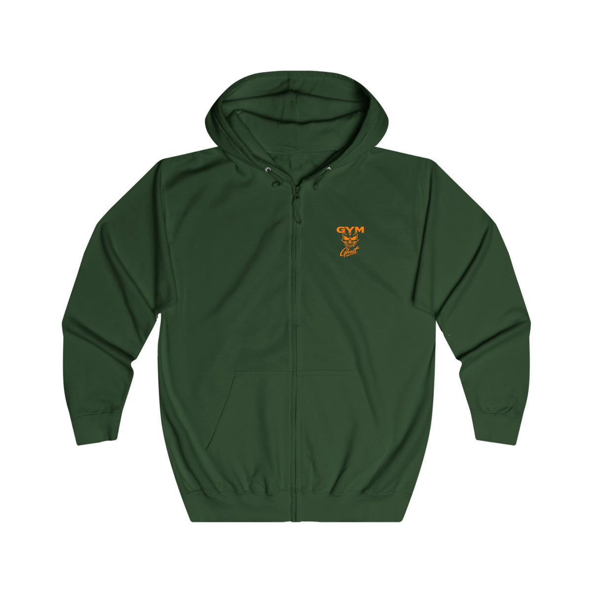 Ghost Zipper Green "Pain&Gain" Unisex