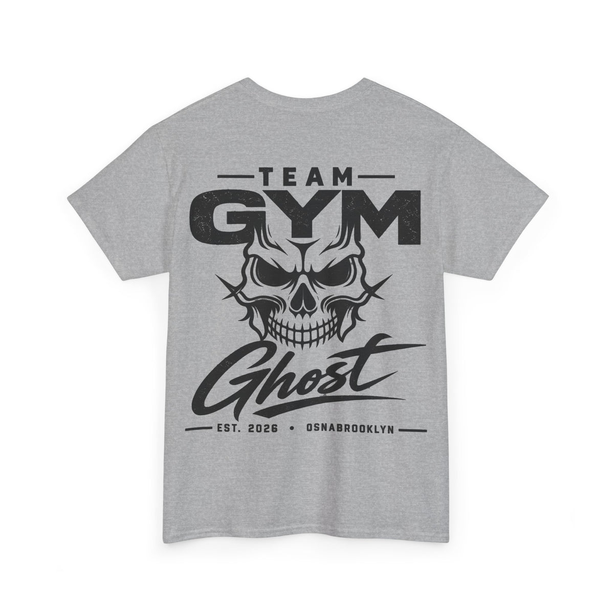 Team Gym Ghost Shirt schwarzer print Unisex 100% Baumwolle viele Farben