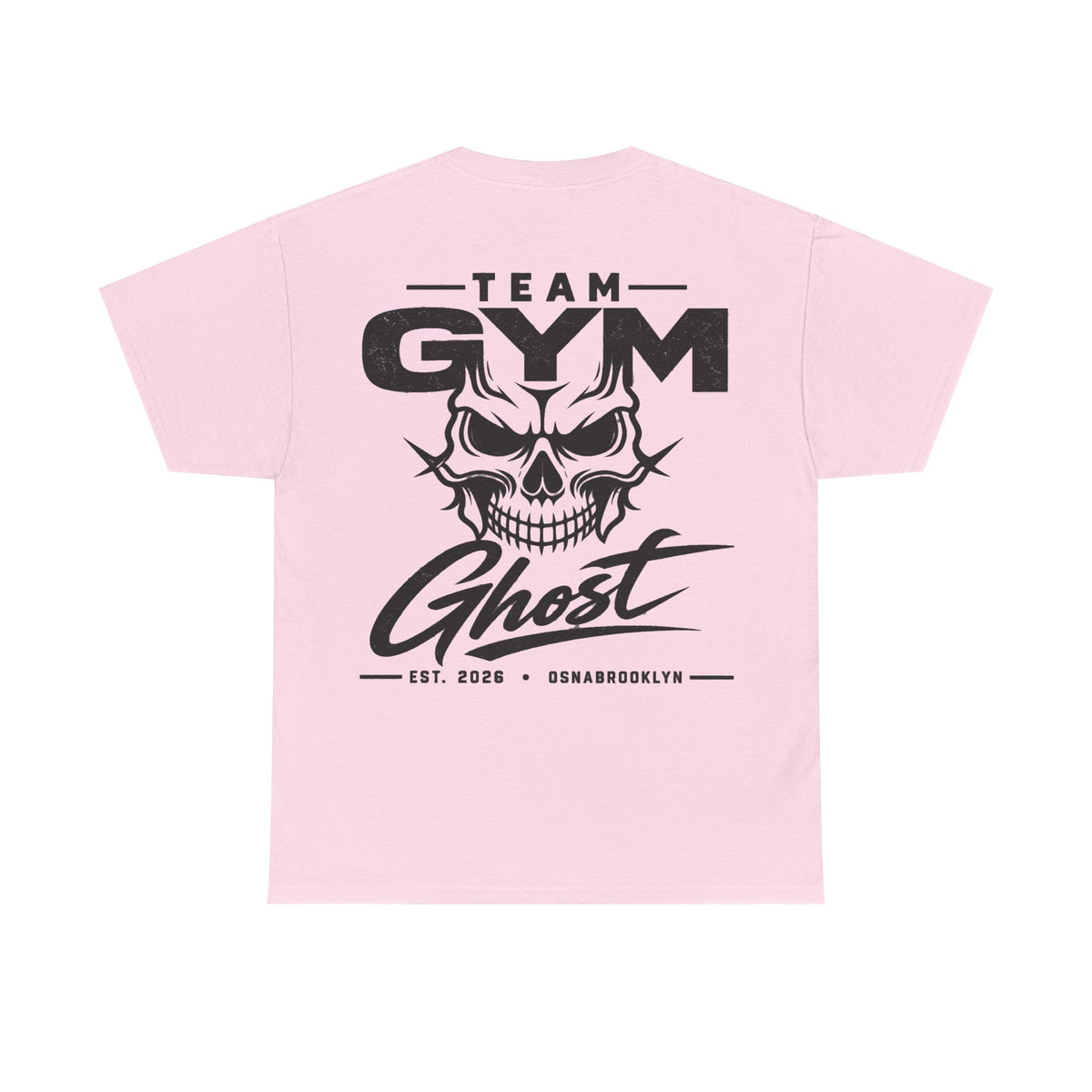 Team Gym Ghost Shirt schwarzer print Unisex 100% Baumwolle viele Farben