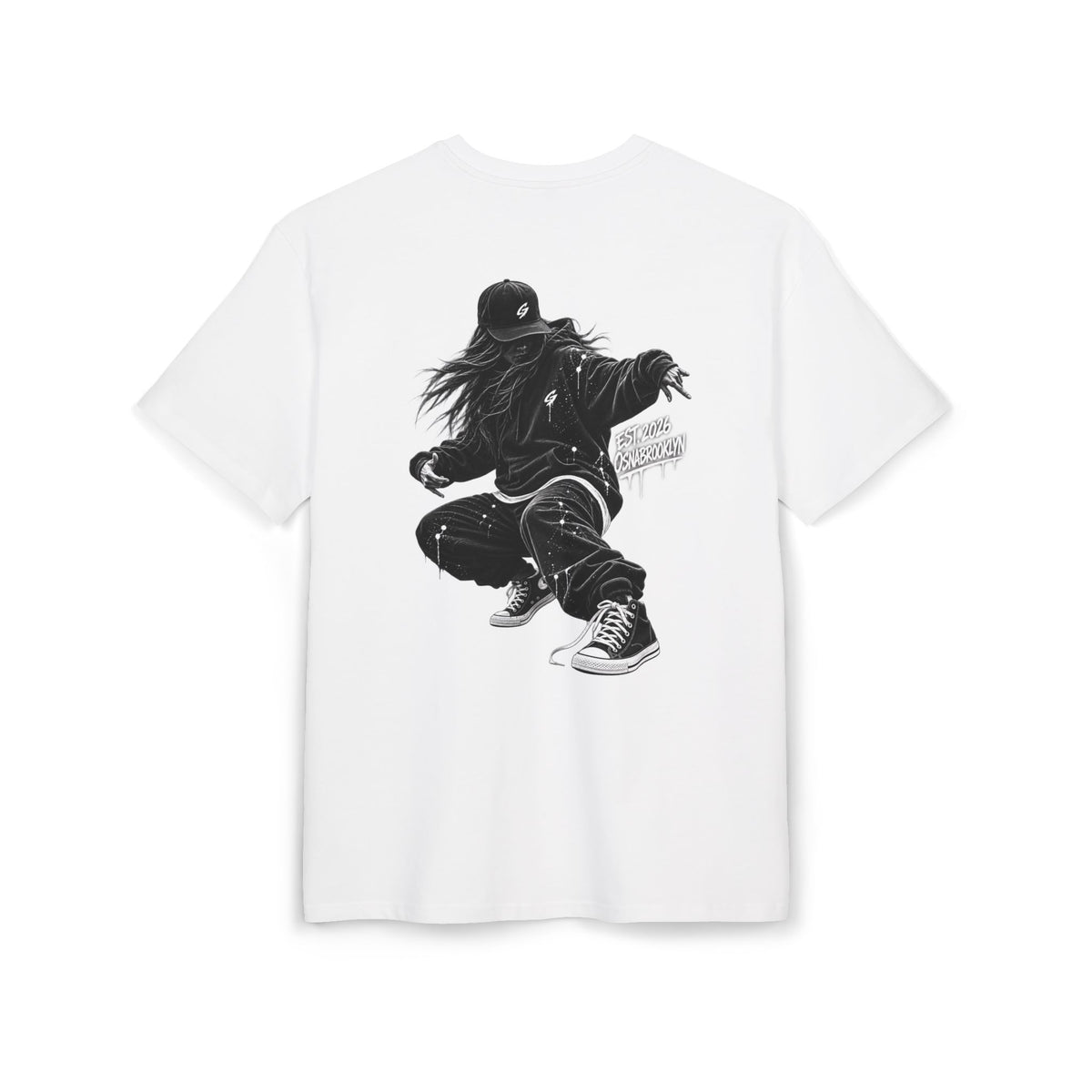 Street Ghost Oversize Urban Soul Nr.:2 Die Tänzerin Unisex White