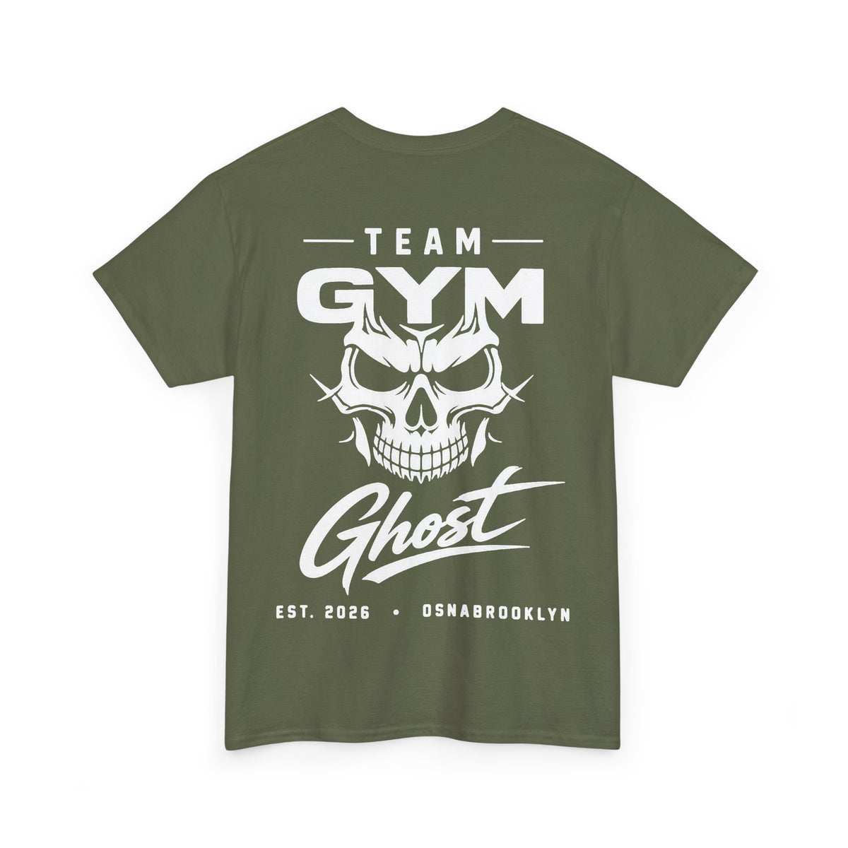Team Gym Ghost Shirt Regular Fit Weiß Unisex