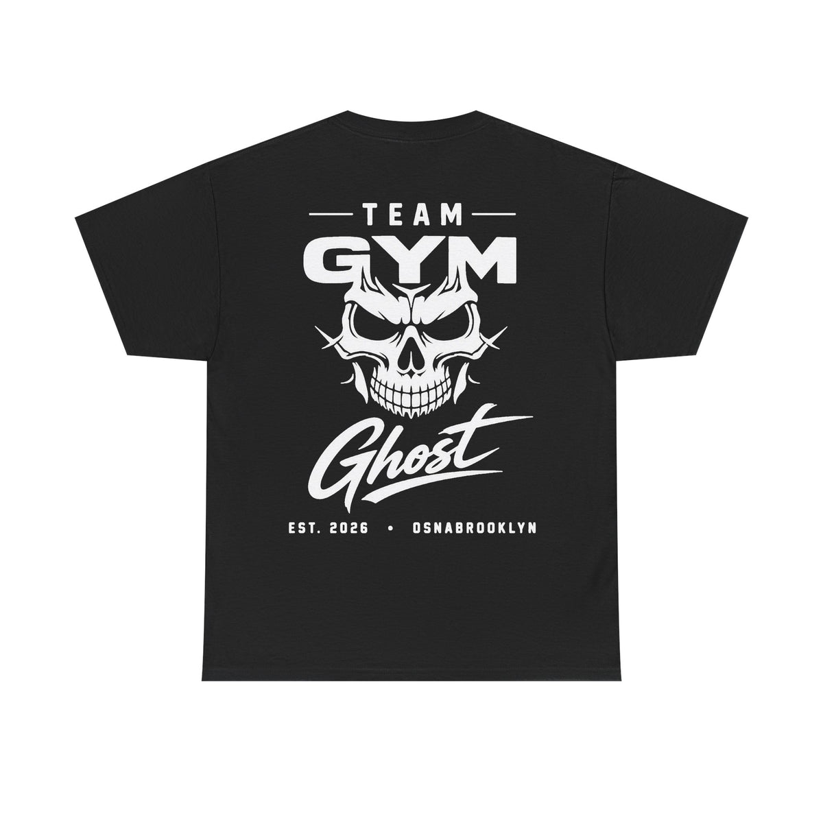 Team Gym Ghost Shirt Regular Fit Weiß Unisex