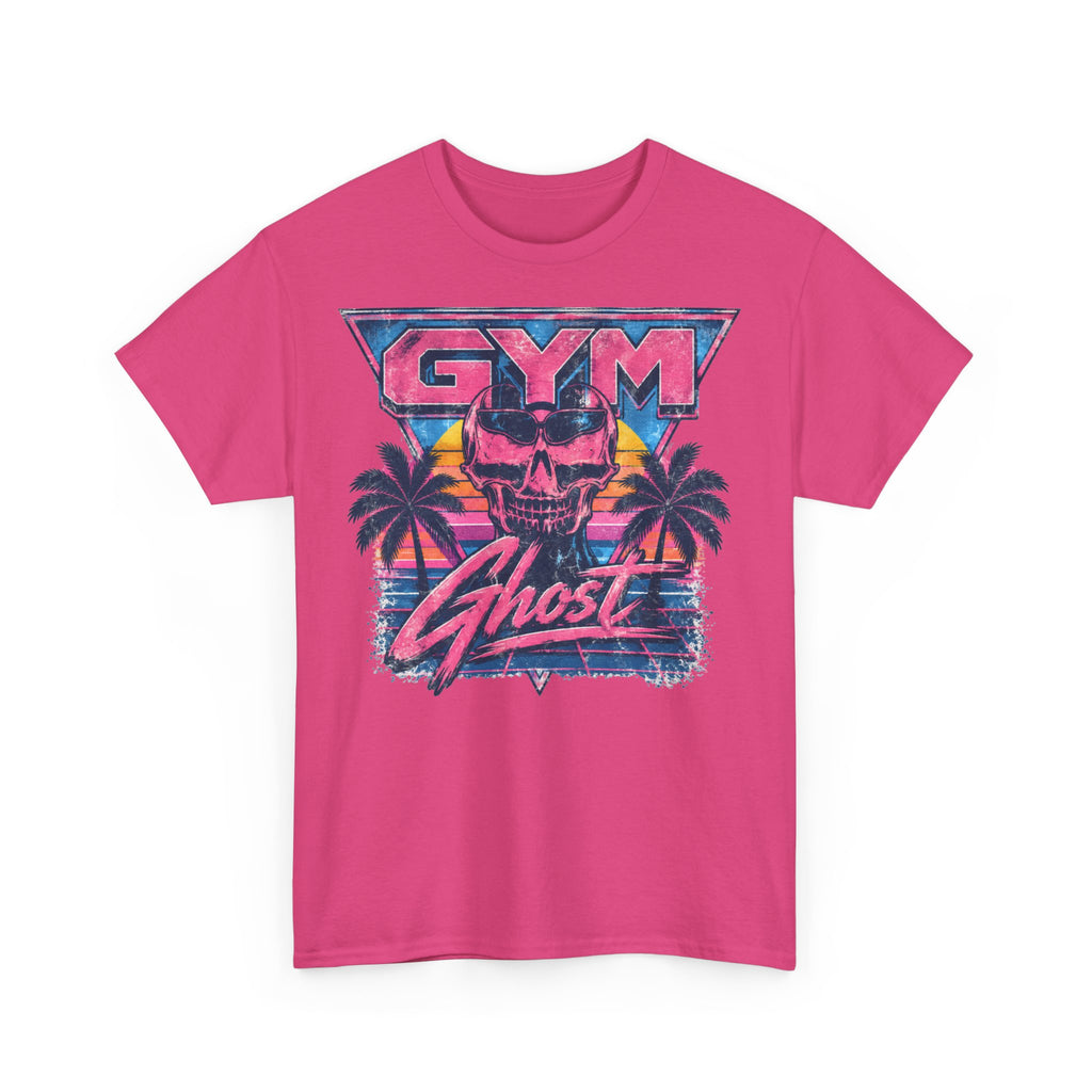 Gym Ghost Retro 80's Shirt 100% Baumwolle Unisex