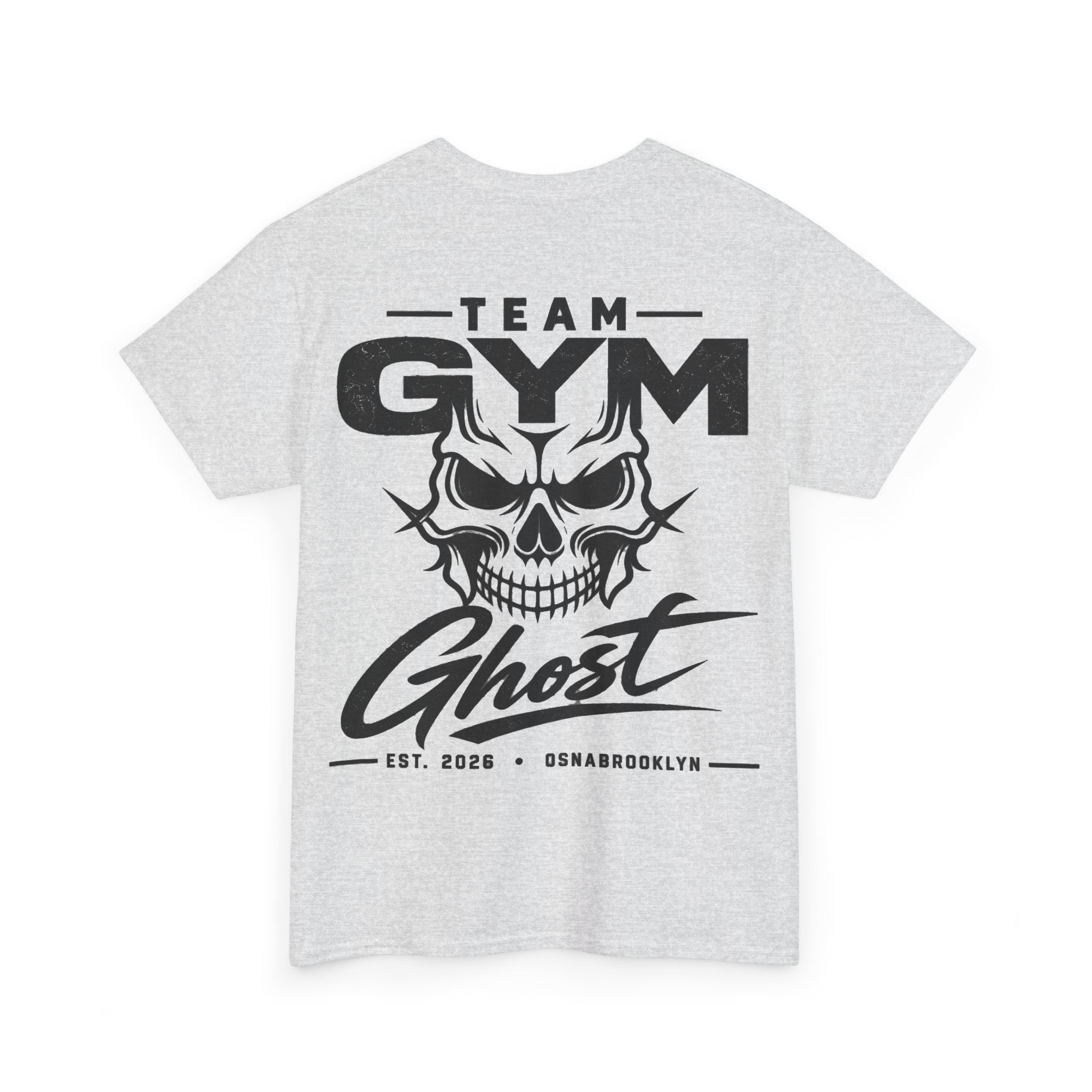 Team Gym Ghost Shirt schwarzer print Unisex 100% Baumwolle viele Farben