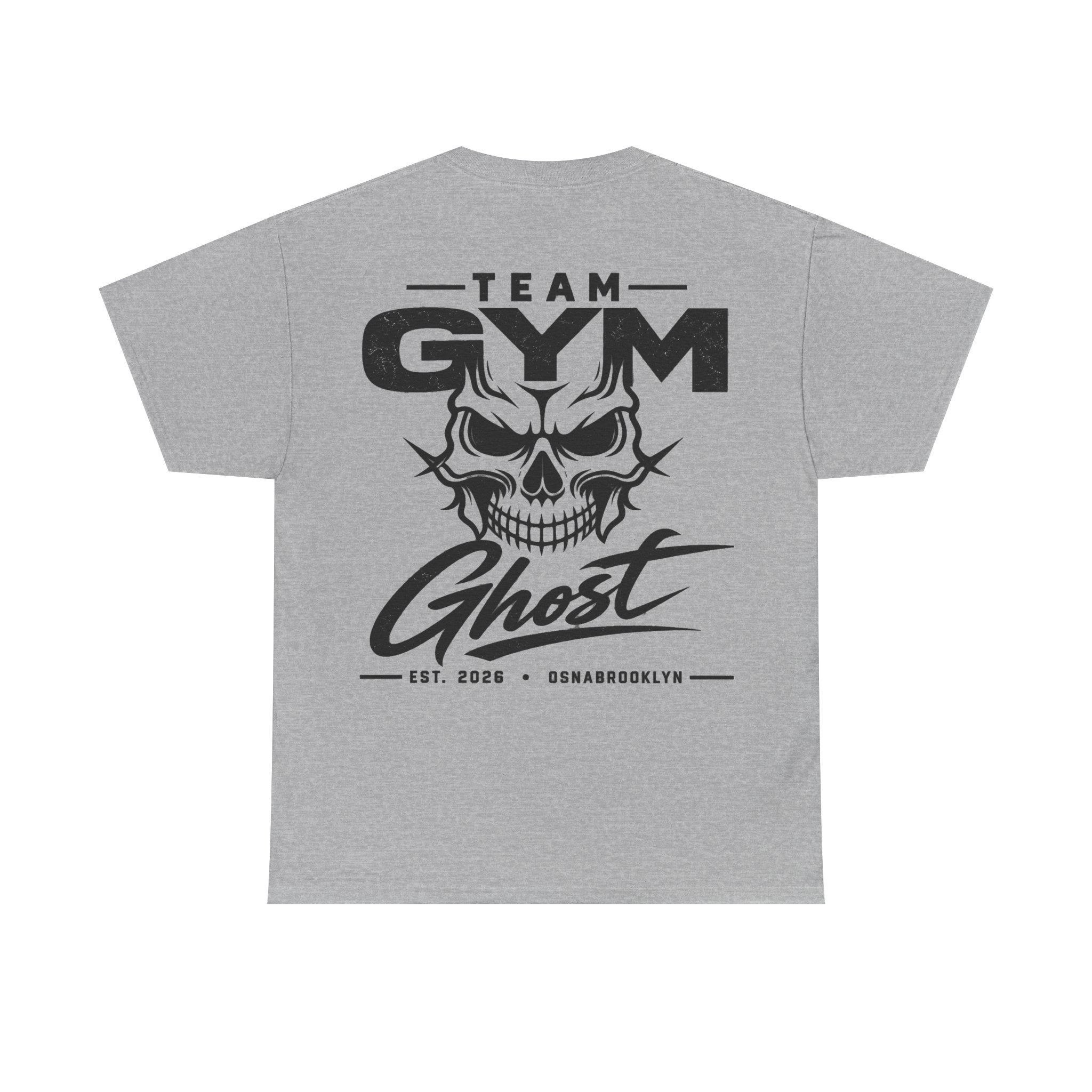 Team Gym Ghost Shirt schwarzer print Unisex 100% Baumwolle viele Farben