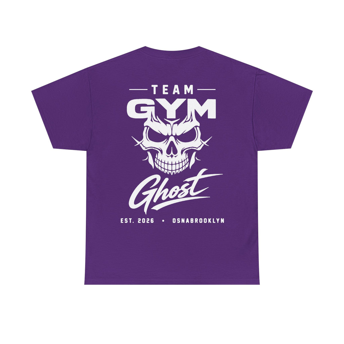 Team Gym Ghost Shirt Regular Fit Weiß Unisex