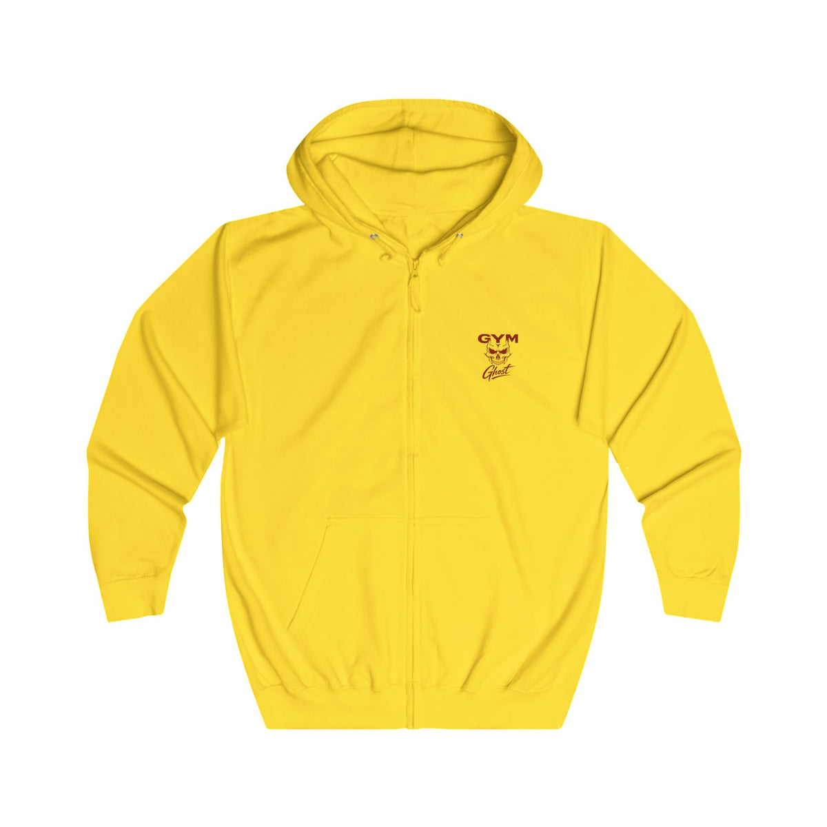 Ghost Zipper Yellow "Geiler Scheiss" Unisex