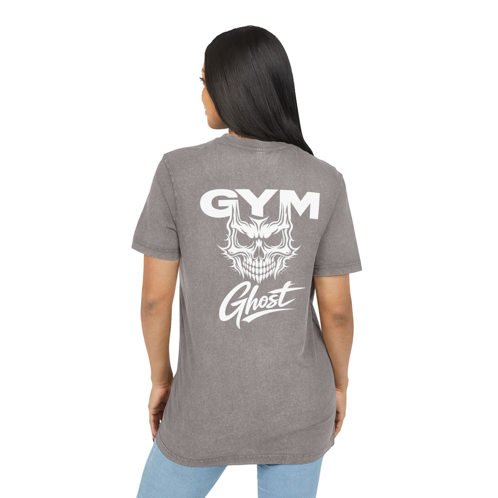 GYM GHOST Premium Basic Shirt Unisex – Acid Wash – 5 Farben