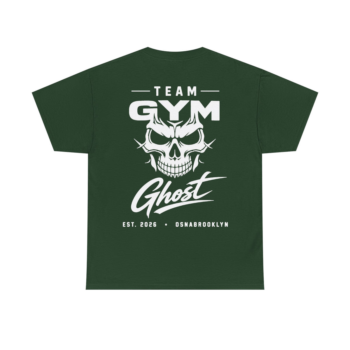 Team Gym Ghost Shirt Regular Fit Weiß Unisex