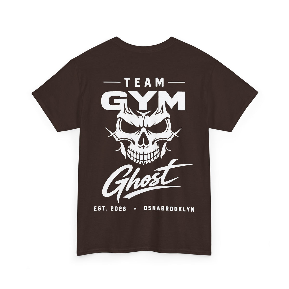 Team Gym Ghost Shirt Regular Fit Weiß Unisex