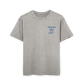 GYM GHOST Acid Wash Oversize T-Shirt – Asphalt & Blue "Pain & Gain" | Gym & Streetwear