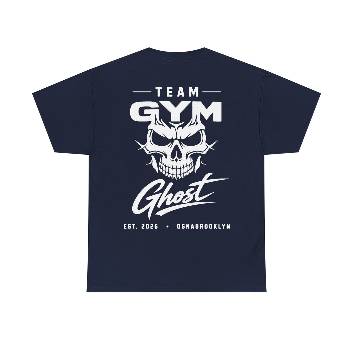 Team Gym Ghost Shirt Regular Fit Weiß Unisex