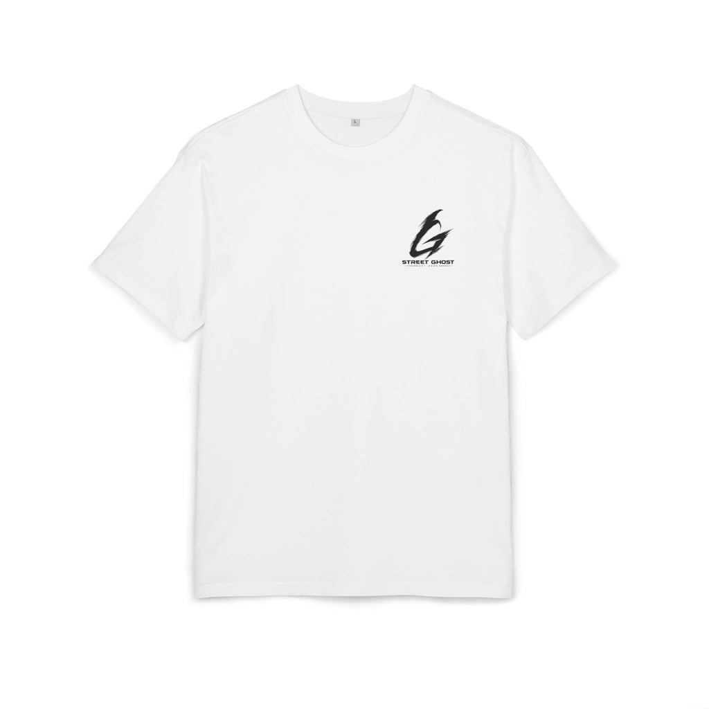 Street Ghost Urban Souls Nr1:white Skater Heavy Oversize Tee (7.0 oz /yd² (240 g/m²)