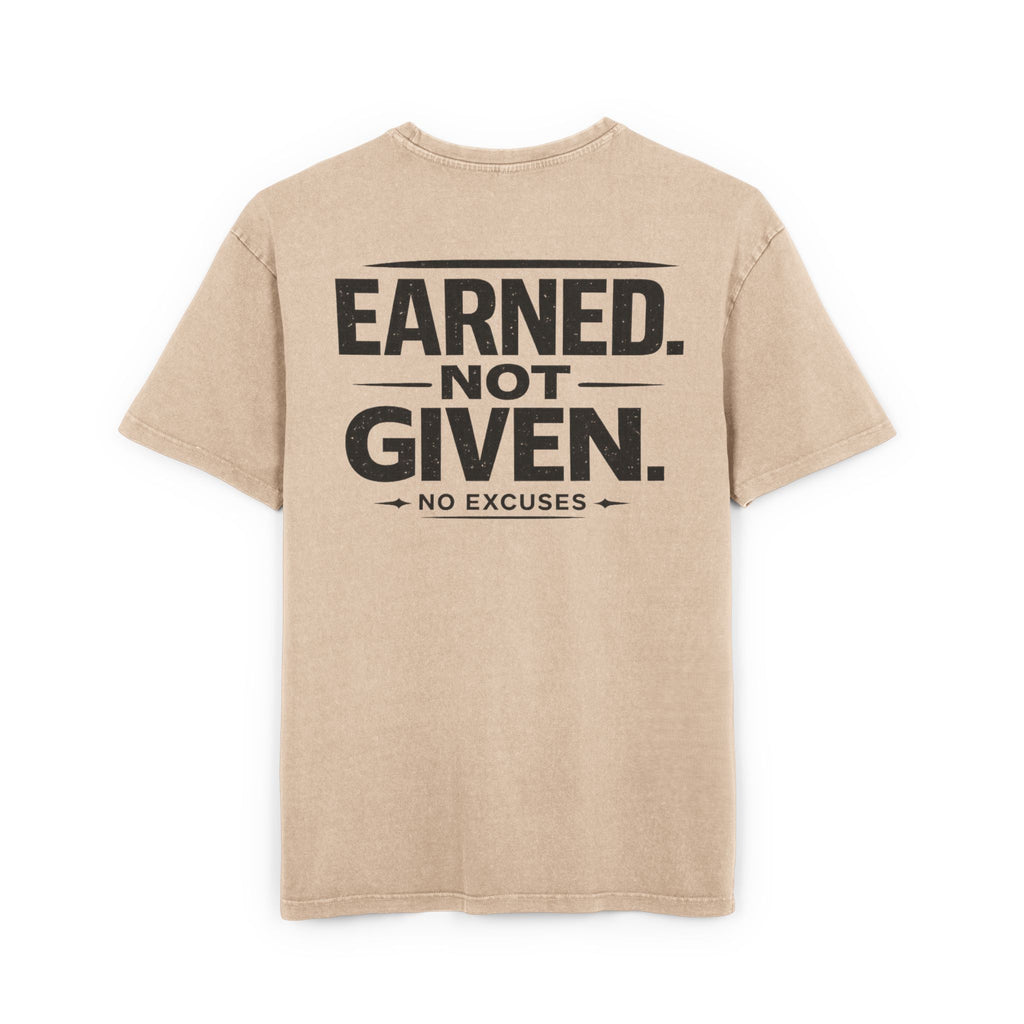 Gym Ghost Unisex Oversize T-Shirt Union Beige