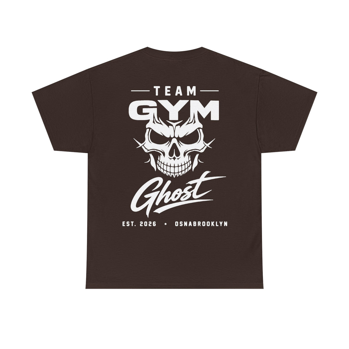 Team Gym Ghost Shirt Regular Fit Weiß Unisex