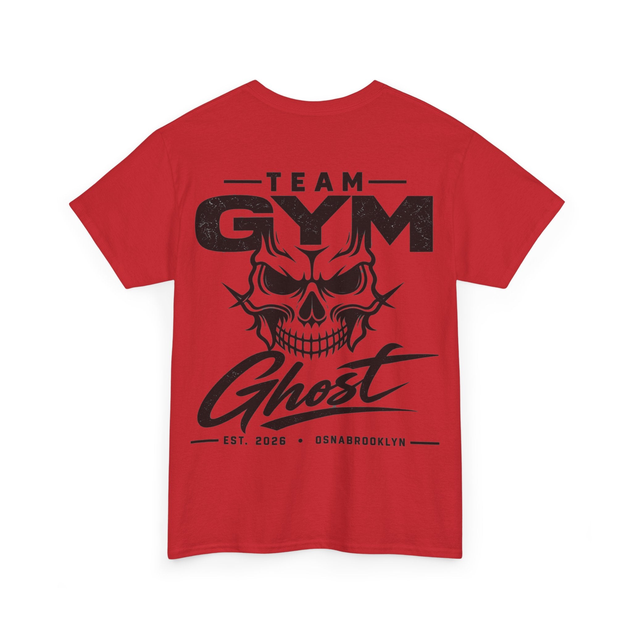 Team Gym Ghost Shirt schwarzer print Unisex 100% Baumwolle viele Farben