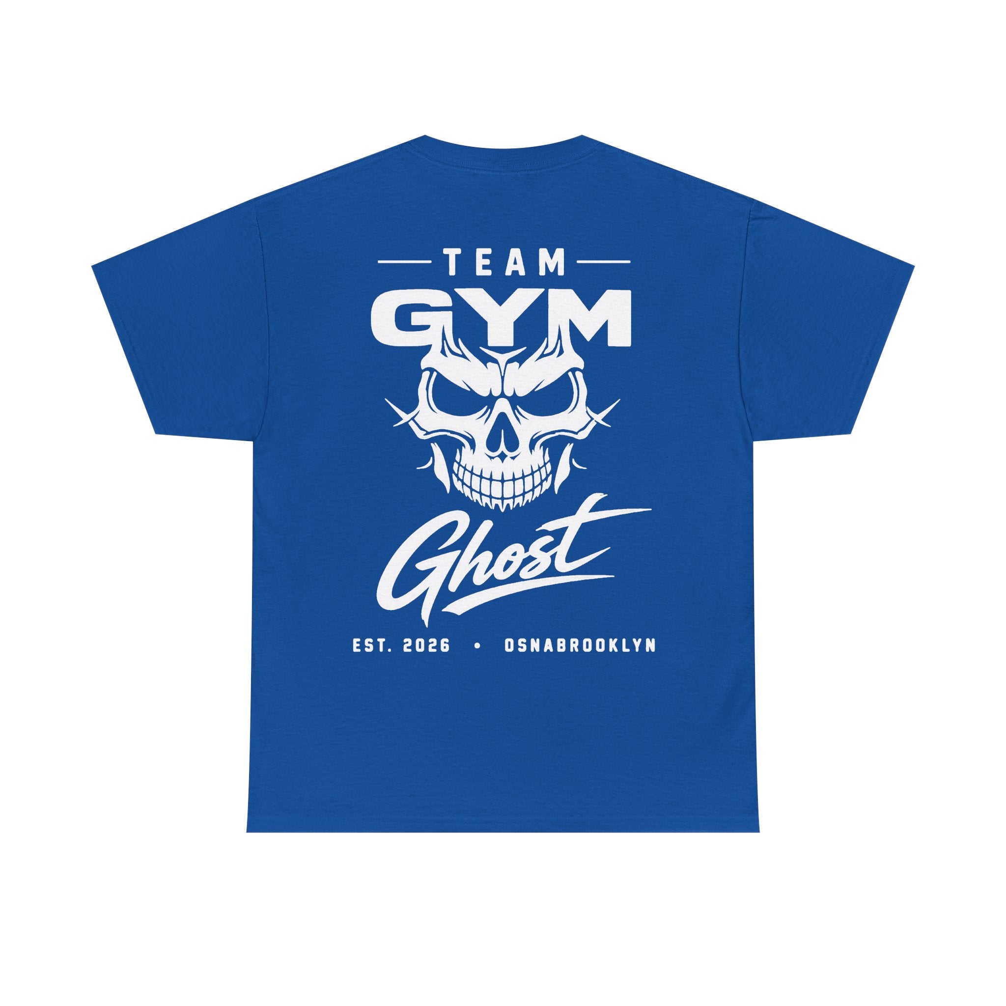 Team Gym Ghost Shirt Regular Fit Weiß Unisex