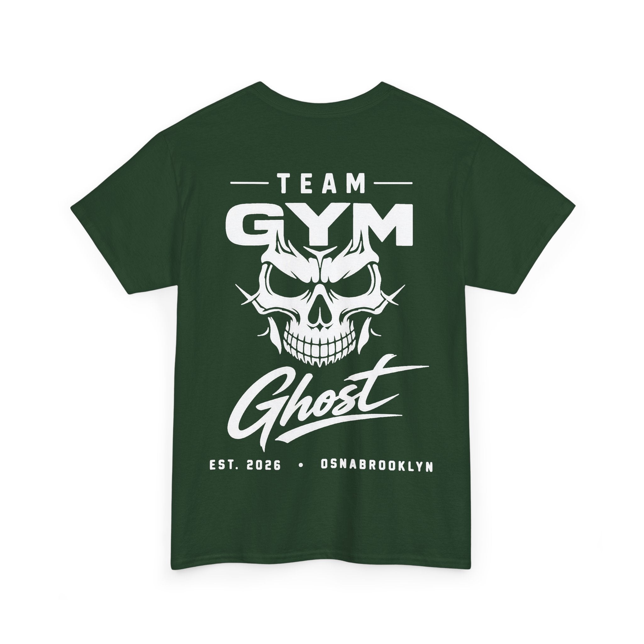 Team Gym Ghost Shirt Regular Fit Weiß Unisex