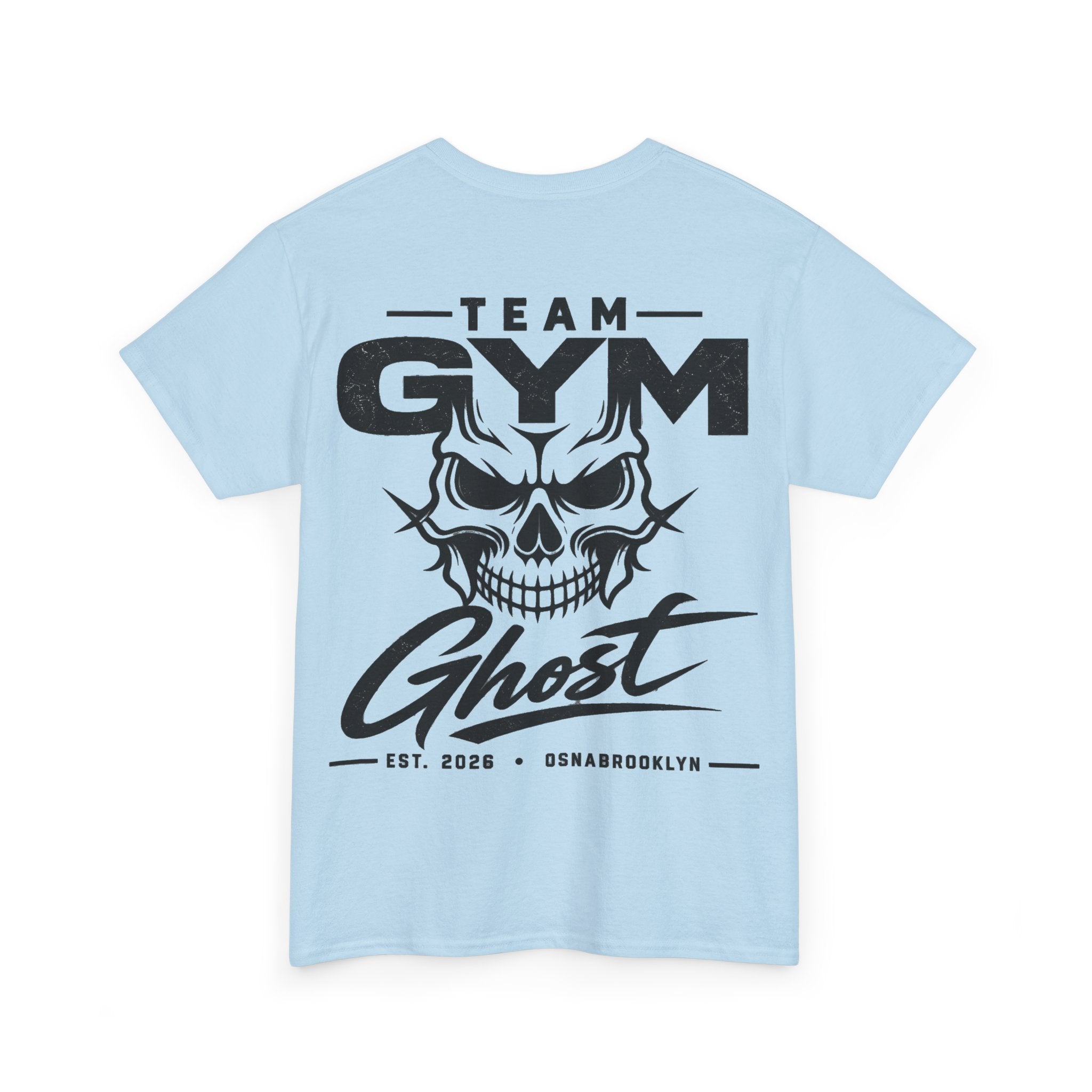 Team Gym Ghost Shirt schwarzer print Unisex 100% Baumwolle viele Farben