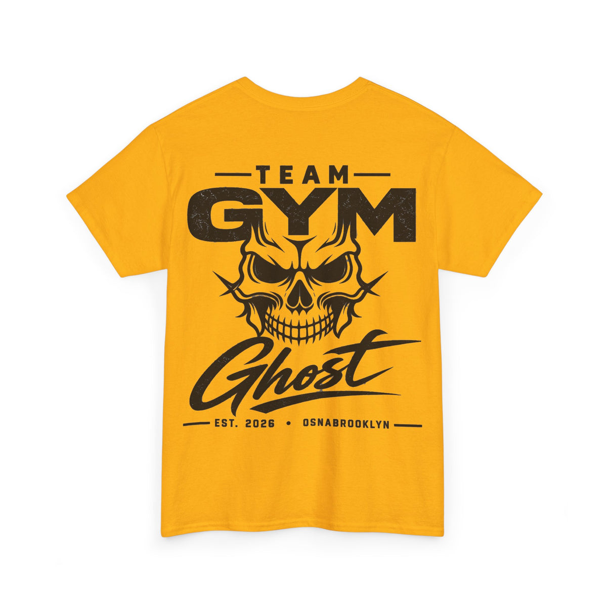 Team Gym Ghost Shirt schwarzer print Unisex 100% Baumwolle viele Farben