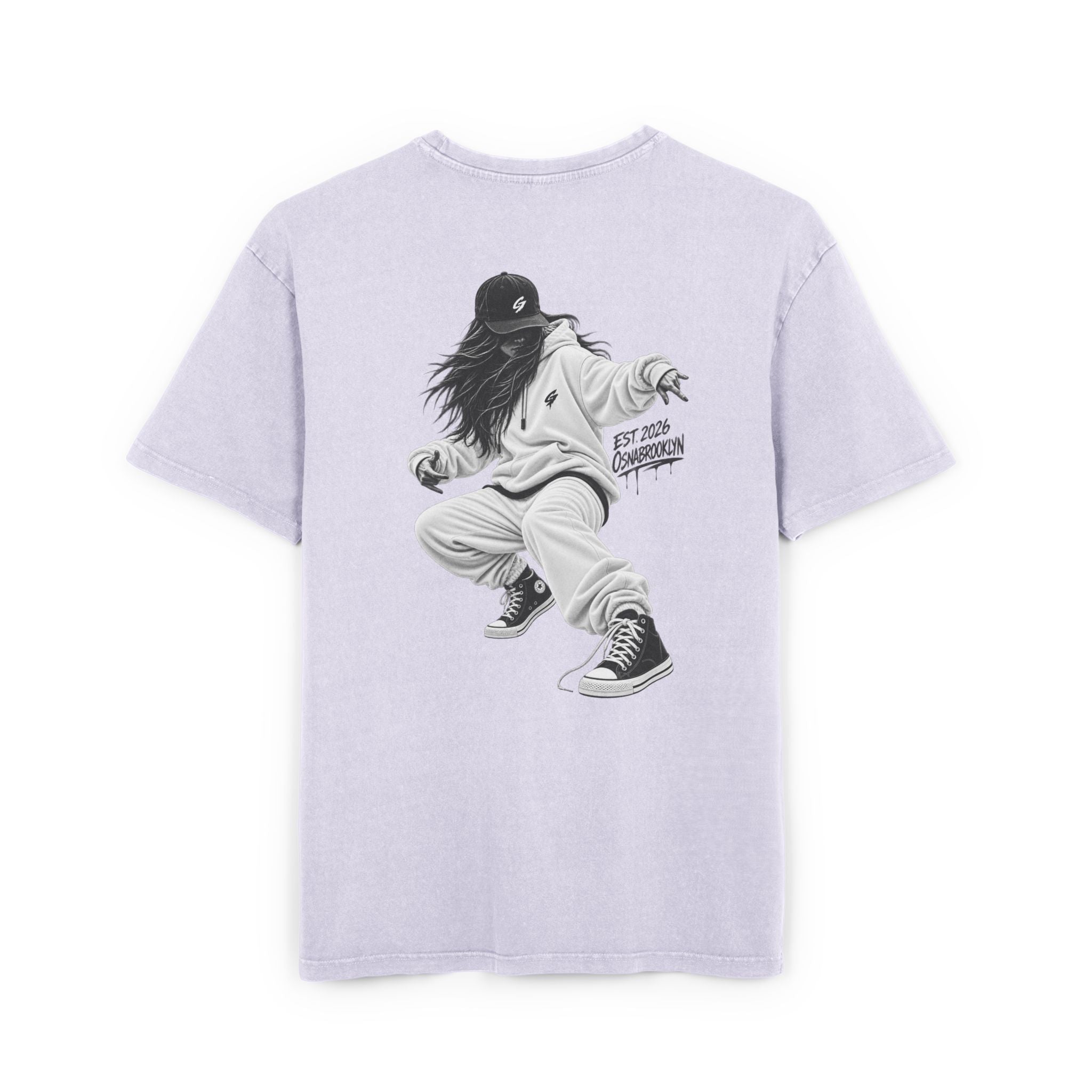 Street Ghost Oversize Acid Washed Urban Souls Nr.:2 Die Tänzerin Unisex Colored