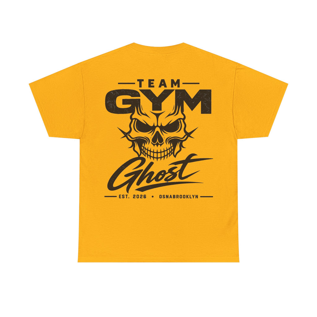 Team Gym Ghost Shirt schwarzer print Unisex 100% Baumwolle viele Farben