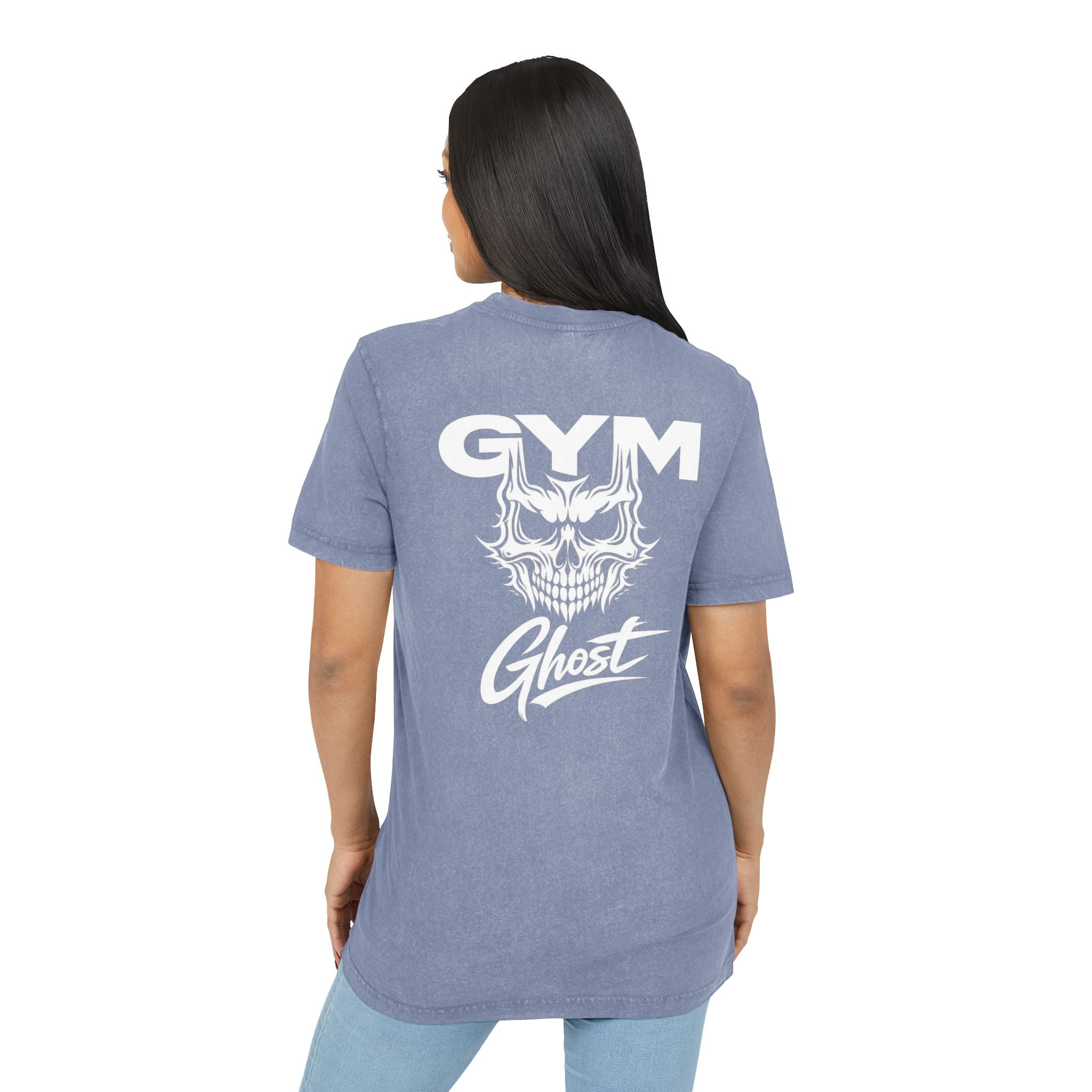 GYM GHOST Premium Basic Shirt Unisex – Acid Wash – 5 Farben