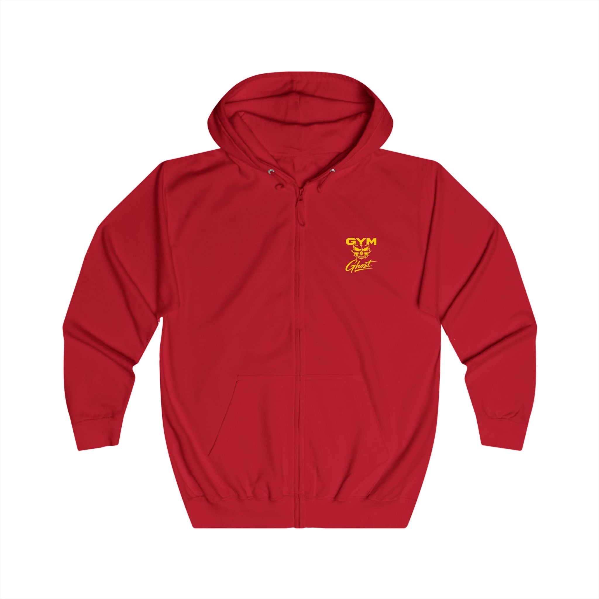 Ghost Zipper Red "Geiler Scheiss" Unisex