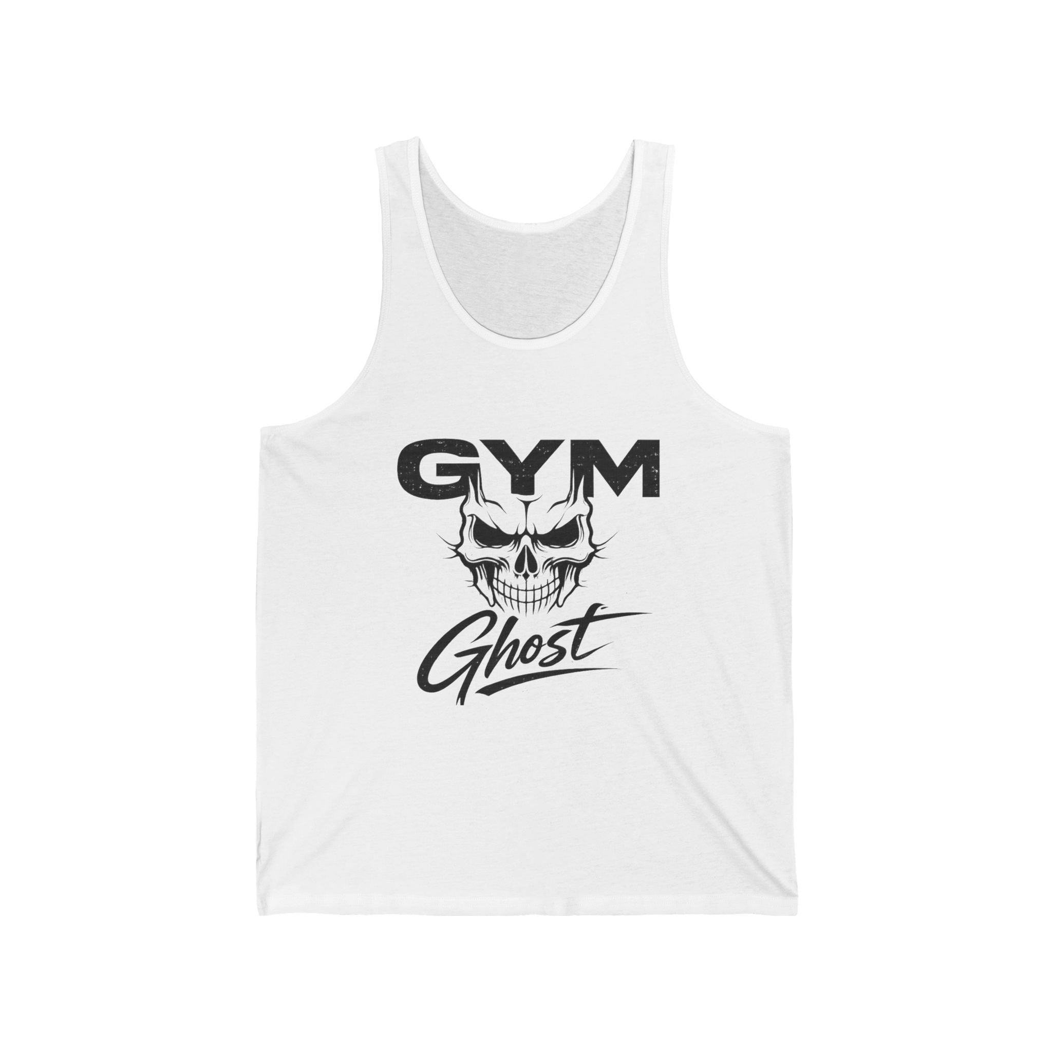 GYM GHOST Basic Tanktop – White