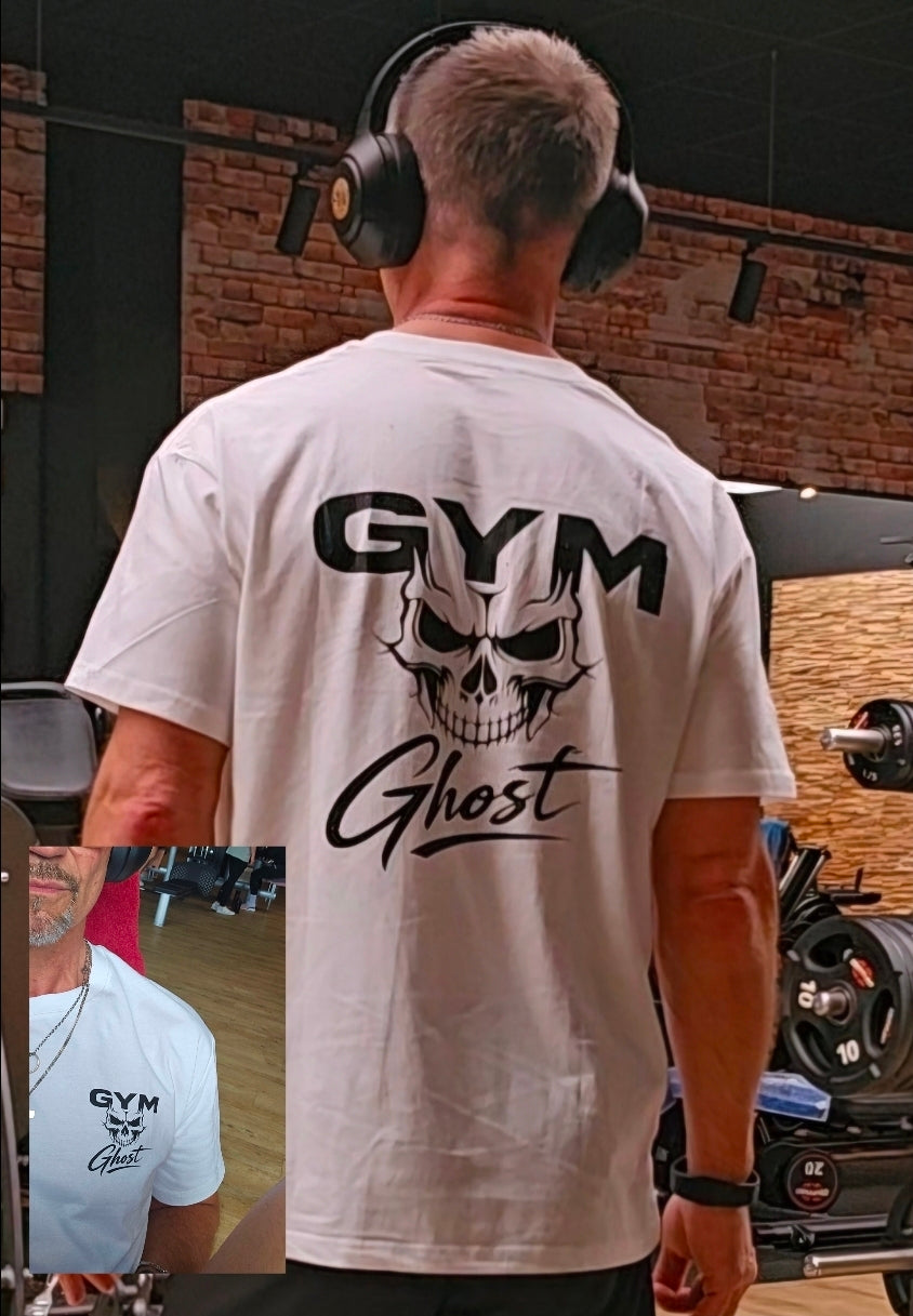 GYM GHOST Crew Shirt Unisex – 100% Baumwolle
