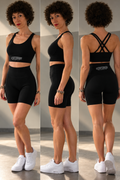 Gym Ghost Woman Sport Set Black