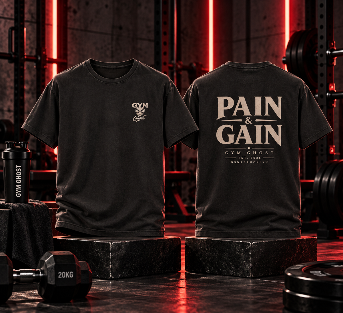 Pain&Gain Edition Oversize Acid Washes