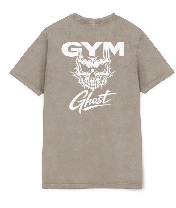 GYM GHOST Premium Basic Shirt Unisex – Acid Wash – 5 Farben