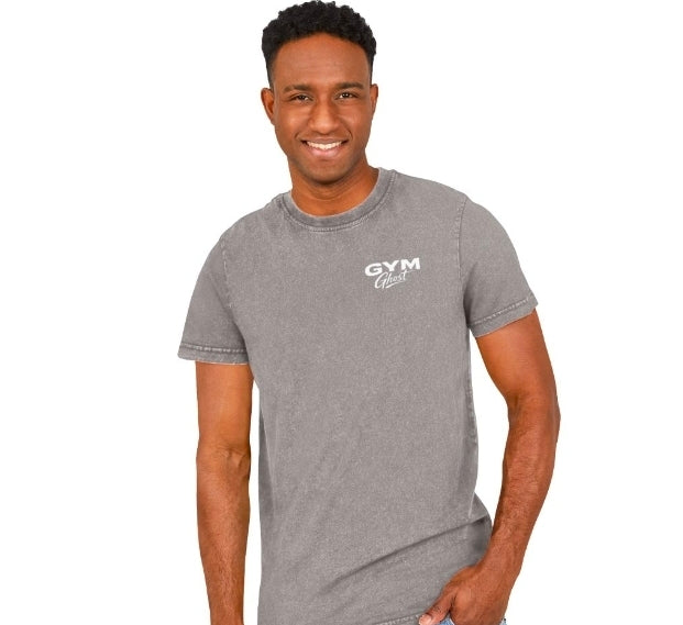 GYM GHOST Premium Basic Shirt Unisex – Acid Wash – 5 Farben