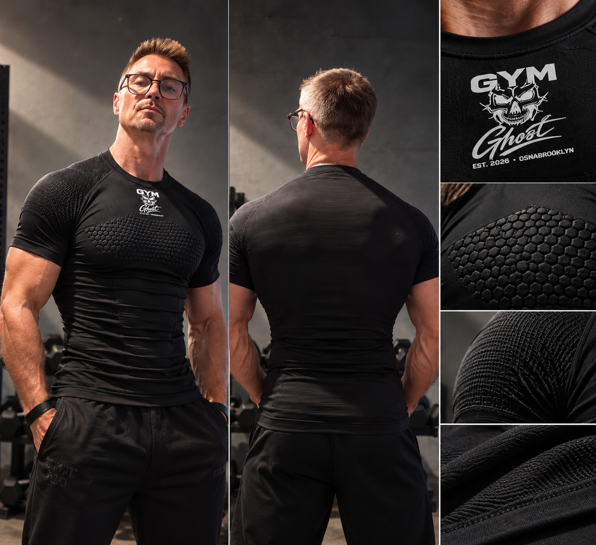 Gym Ghost Compression Shirt